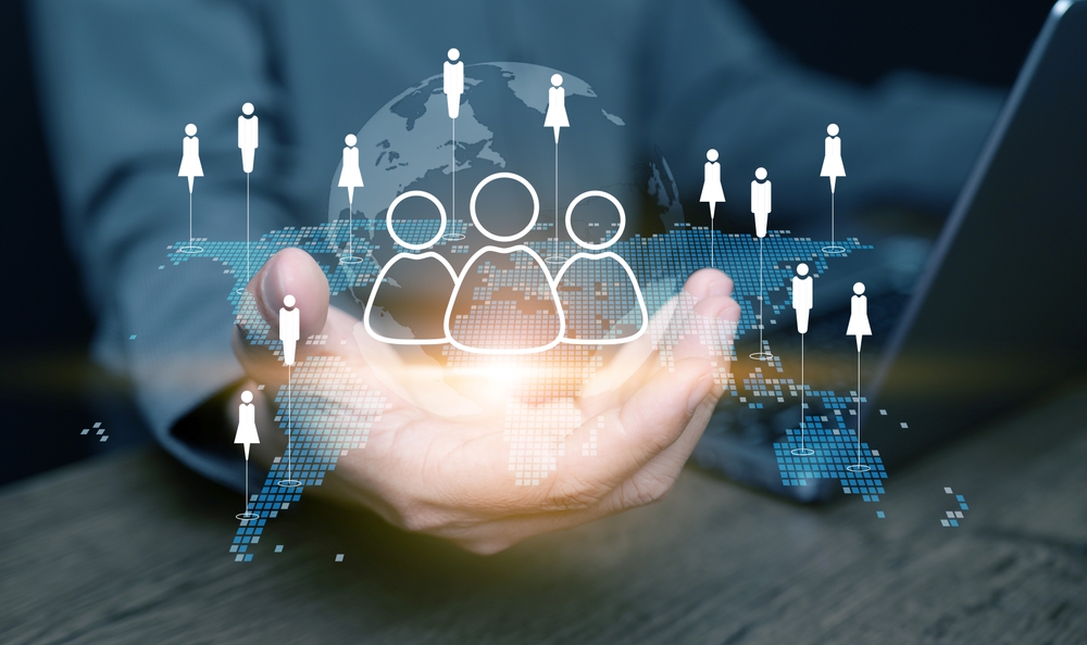 Cmr,,Customer,Relationship,Management,Concept.,A,Man,Holds,A,Virtual